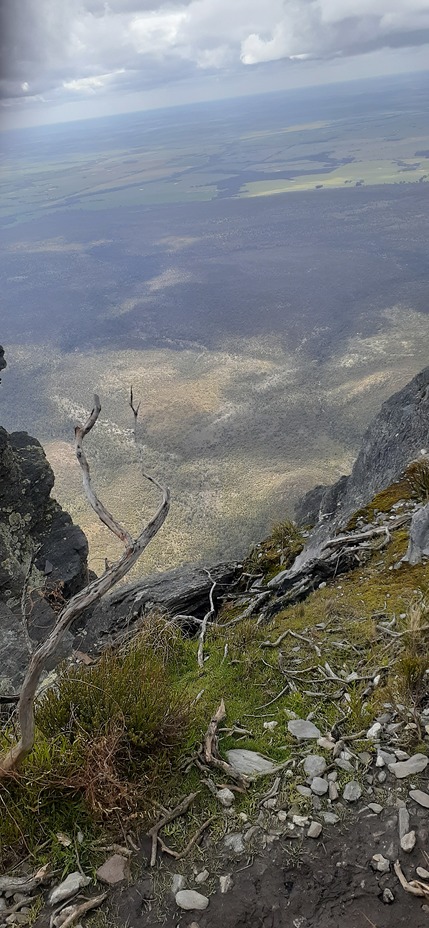 View looking down Bluff Knoll,  Stirling Ranges, Great Southern,  Western Australia 