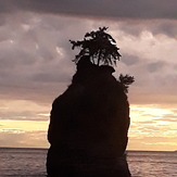 Siwash rock, Mount Victoria (British Columbia)