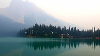 Emerald lake, Mount Victoria (British Columbia) photo