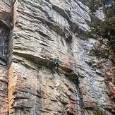 Rock climing, Mount Victoria (British Columbia)