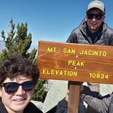 James Alvernaz & son's Gino and Jared. Sunday 9/29/19, Mount San Jacinto Peak