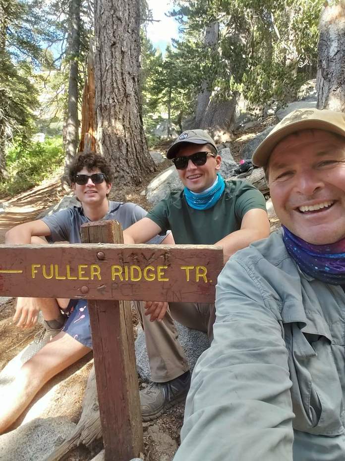 James Alvernaz & son's Jared and Gino 7/26/20, Mount San Jacinto Peak