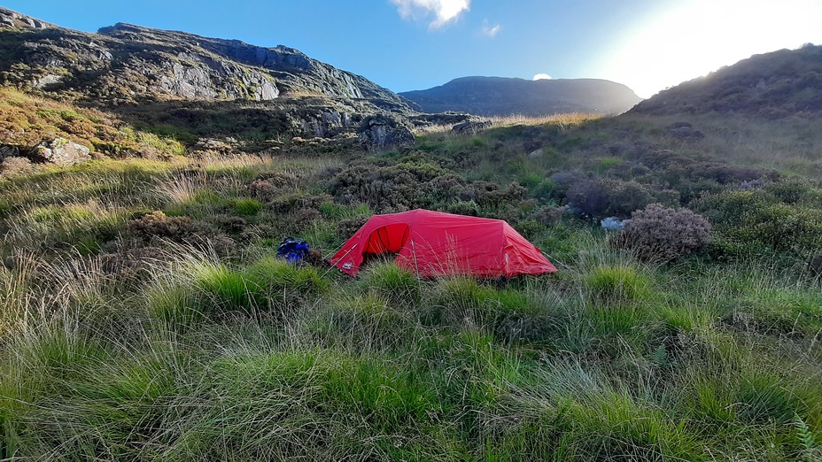 Camping on Rhinog Fawr