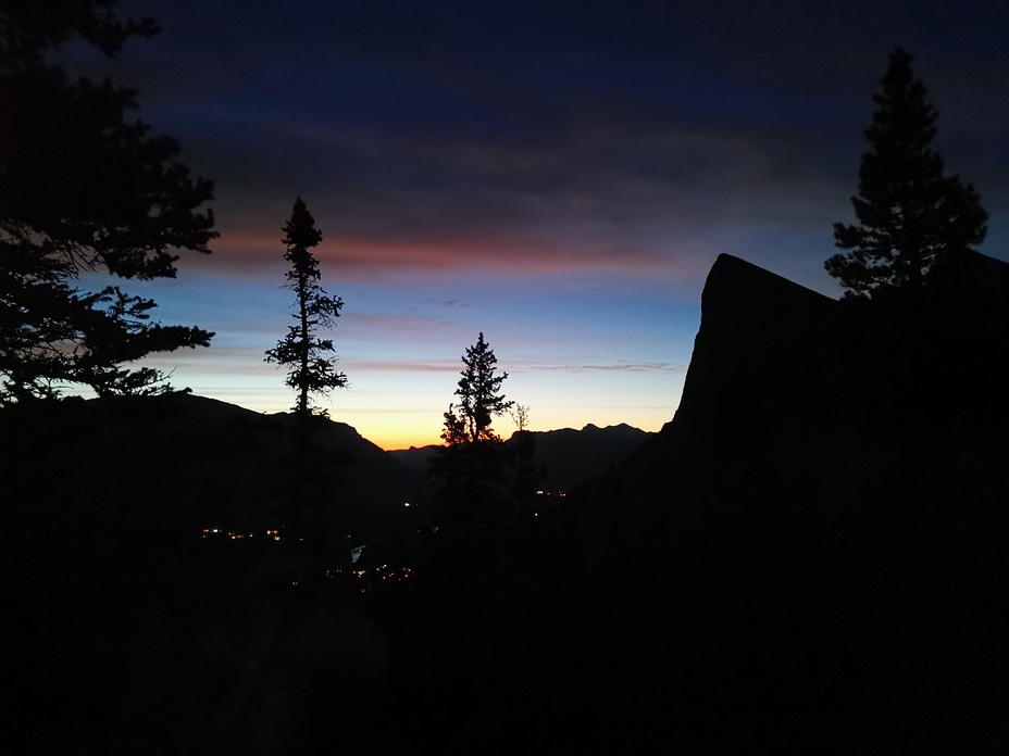 Ha Ling Peak viewed from EEOR