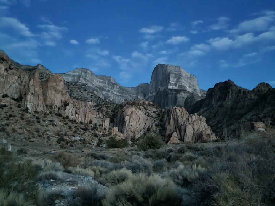 from Tule Valley floor, Notch Peak