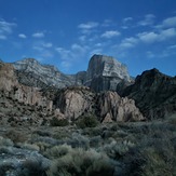 from Tule Valley floor, Notch Peak