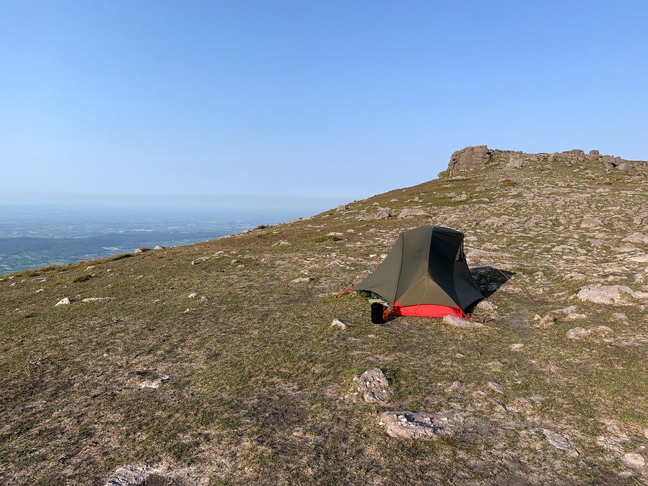 Summit camp on Galtymore East