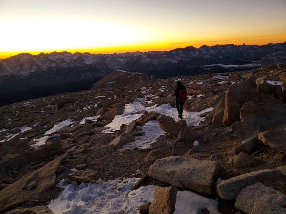 Sunset, Mount Whitney