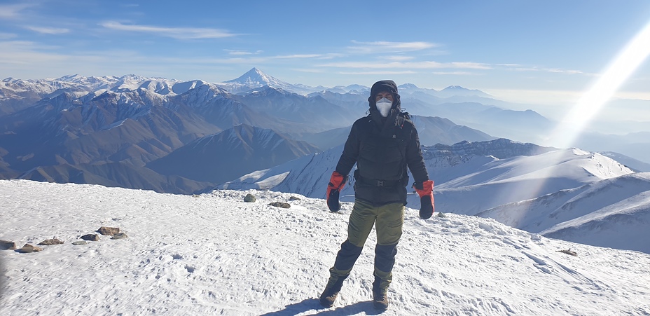 Damavand from Tochal peak