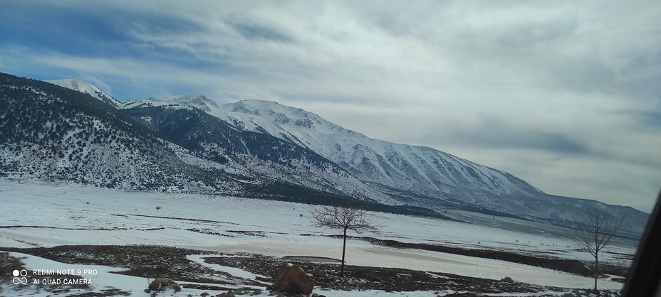 Mount Davraz in February