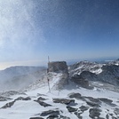 Pico Veleta con un poco de viento