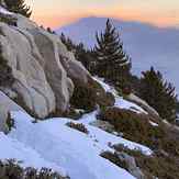 Jacinto and its shadow, Mount San Jacinto Peak