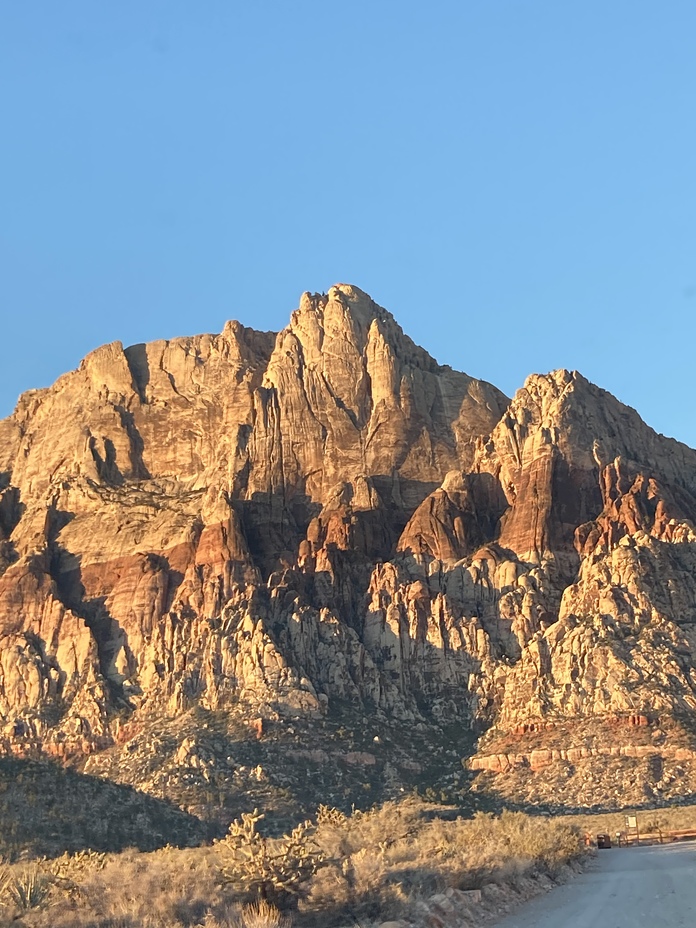 Mount Wilson Looming above, Mount Wilson (Nevada)