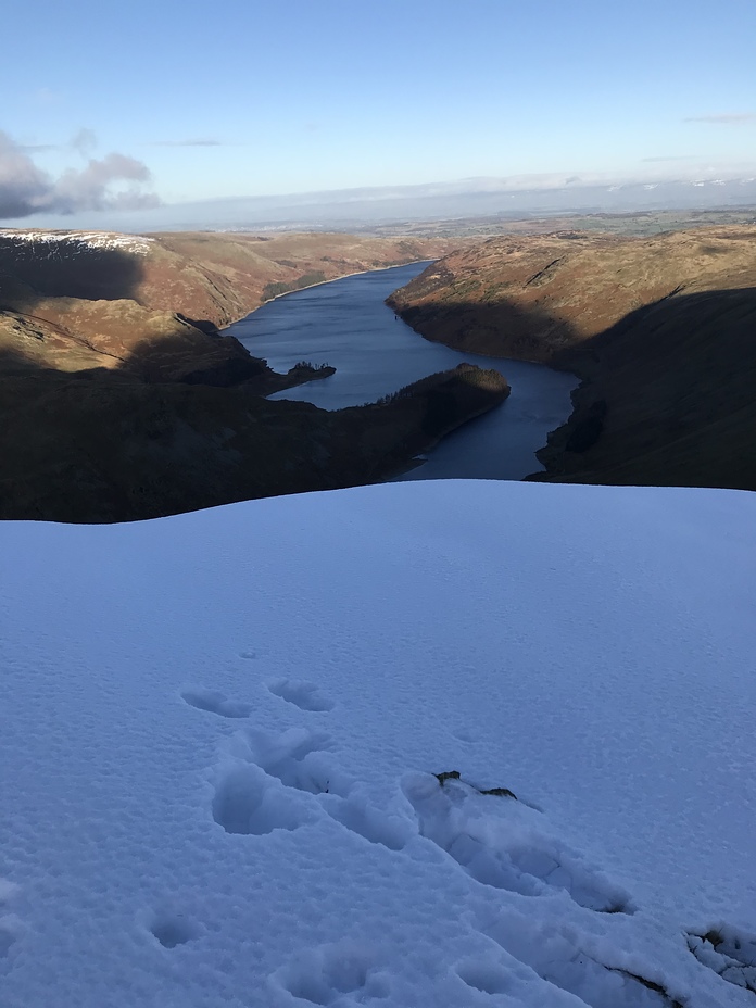 Looking down from High Street, High Street (Lake District)