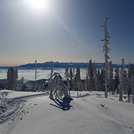 On the top of Turbacz montain