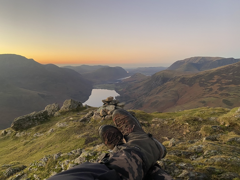 Fleetwith summit dusk, Fleetwith Pike