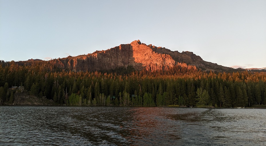 Thunder Mountain from Silver Lake, Thunder Mountain (California)