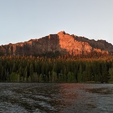 Thunder Mountain from Silver Lake, Thunder Mountain (California)