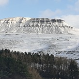 Snow covered Pen-y-ghent