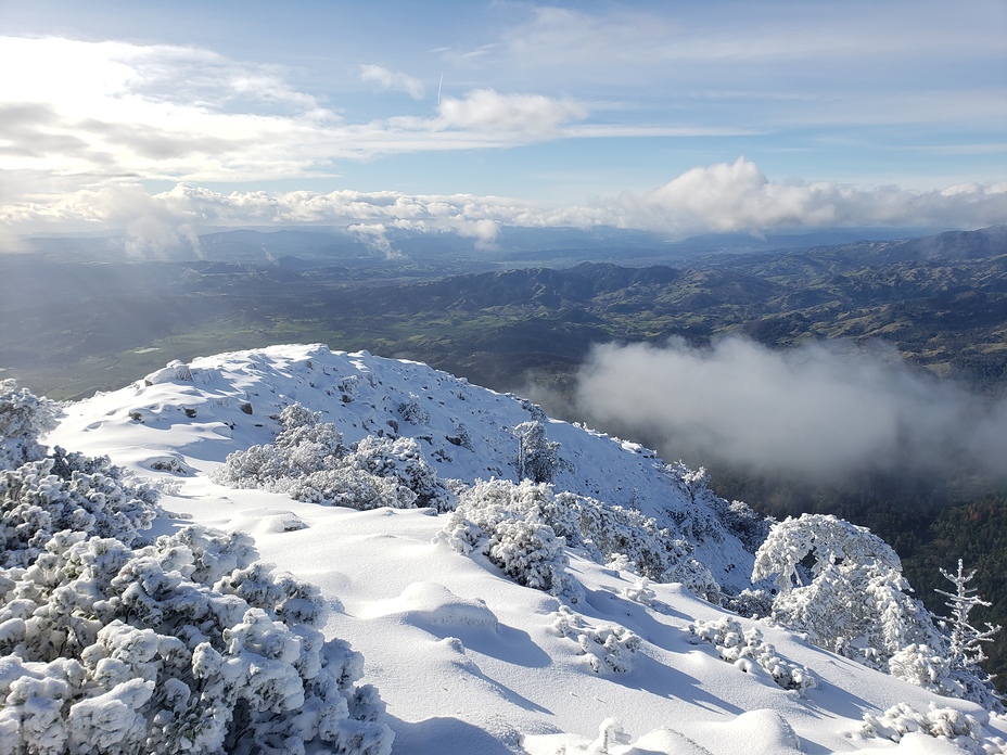 West side, Mount Saint Helena