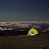 Sleeping above the clouds, Cadair Idris