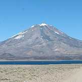 Volcán Maipo. Laguna del diamante San Carlos, Mendoza, Argentina., Maipo (volcano)