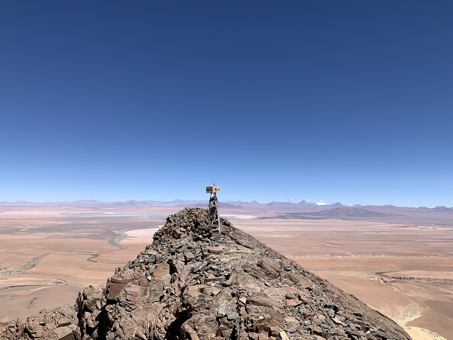 Para el lado chileno del cumbre, Zapaleri