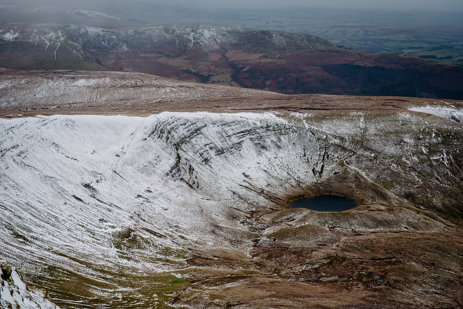 Llyn Cwm Llwch from Penyfan, Pen Y Fan