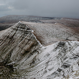 View NE from Penyfan, Pen Y Fan