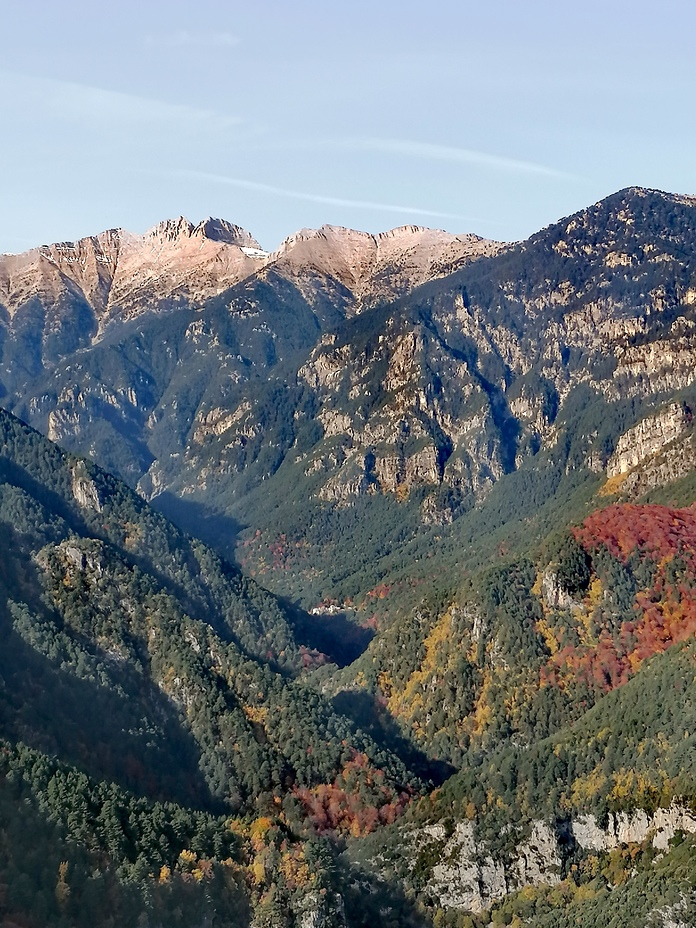 Olympus on his full Autumn colours., Mount Olympus