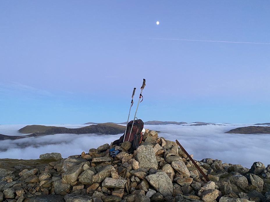 High crag summit