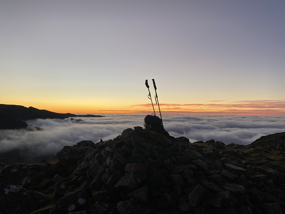 High crag summit