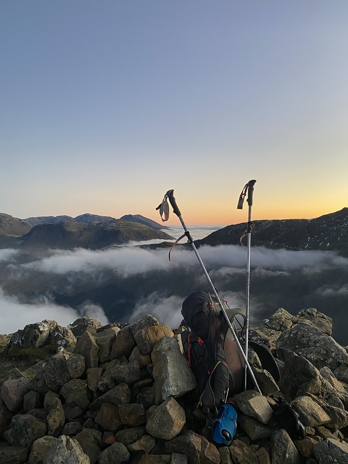 High crag summit