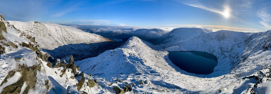 View from Riggindale Ridge, High Street (Lake District)