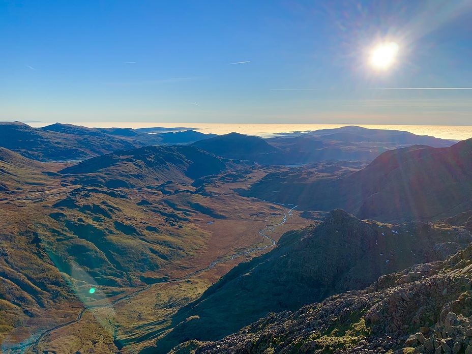 View from Ill Crag towards coast