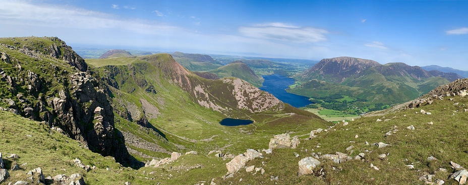 View from High Stile towards Crummock Water