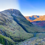 View of Lingmell from corridor route