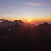 sunrise seen from the Gerlach