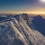 Monte Tarn amanecer en invierno, Monte Sarmiento