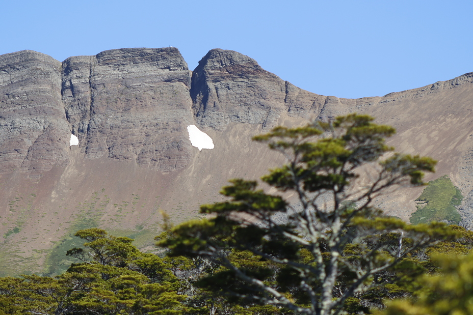 Monte tarn en verano, Monte Sarmiento