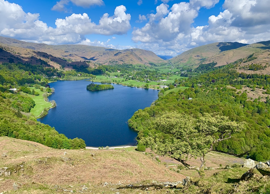 View from Loughrigg Fell over Grasmere