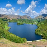 Panoramic view from Loughrigg Fell 