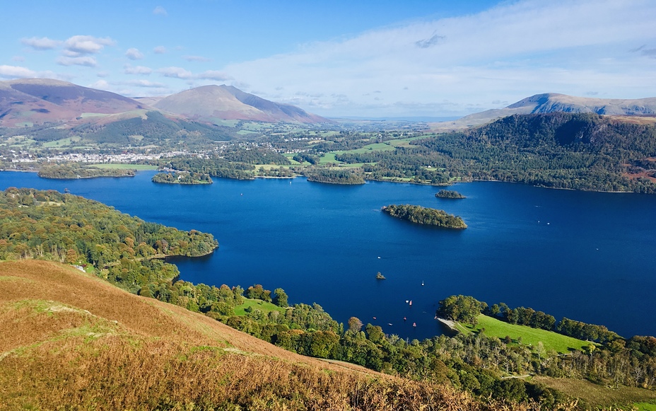 View from Catbells over Derwentwater 