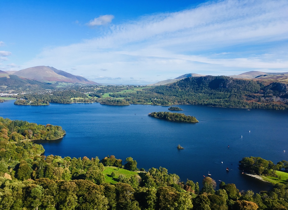 Heading up Catbells 