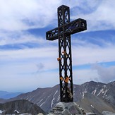 La croix sommitale du Pic du Canigou