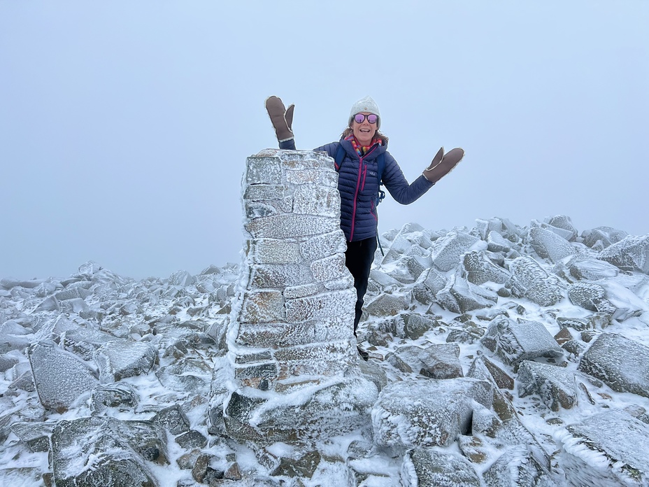 Scafell Pike summit trig