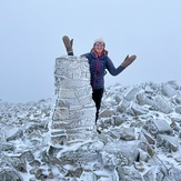 Scafell Pike summit trig