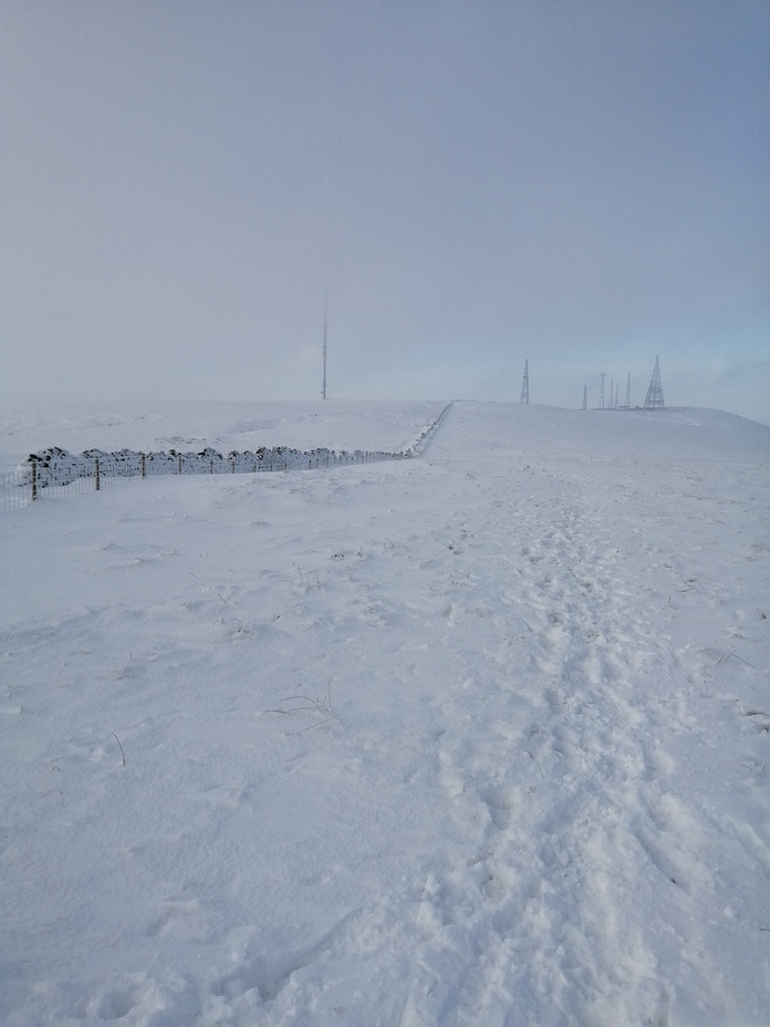 Snowy Winter Hill, Winter Hill (North West England)