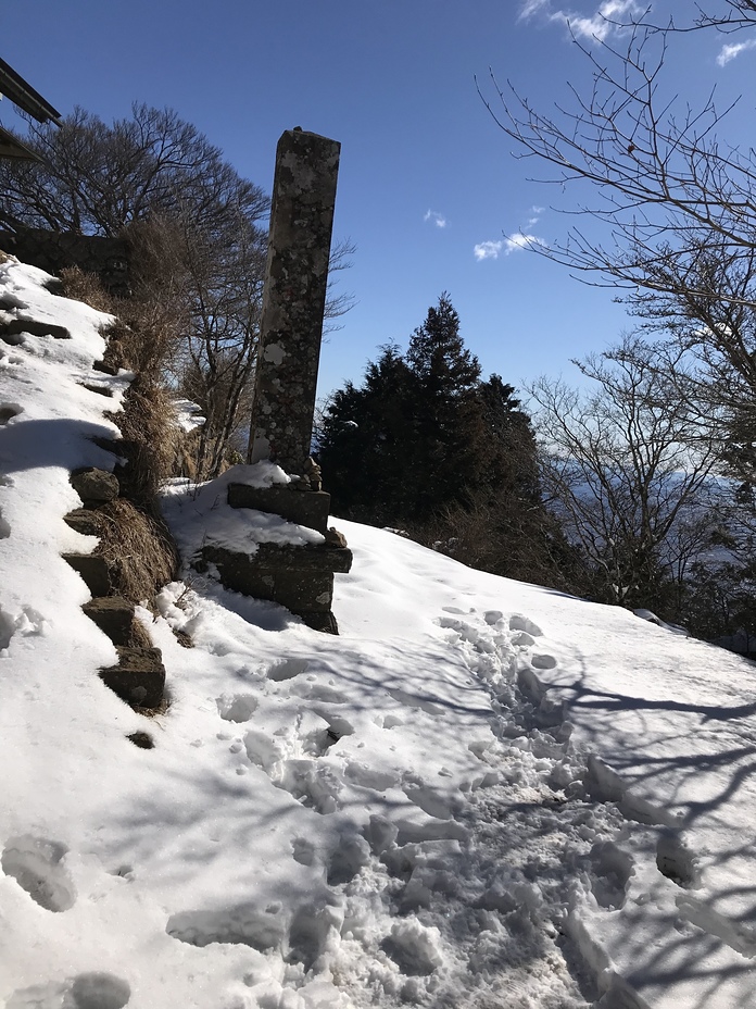 Snow in feb 2022, Mount Ōyama (Kanagawa)