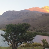 Vista al amanecer, Cerro Sosneado